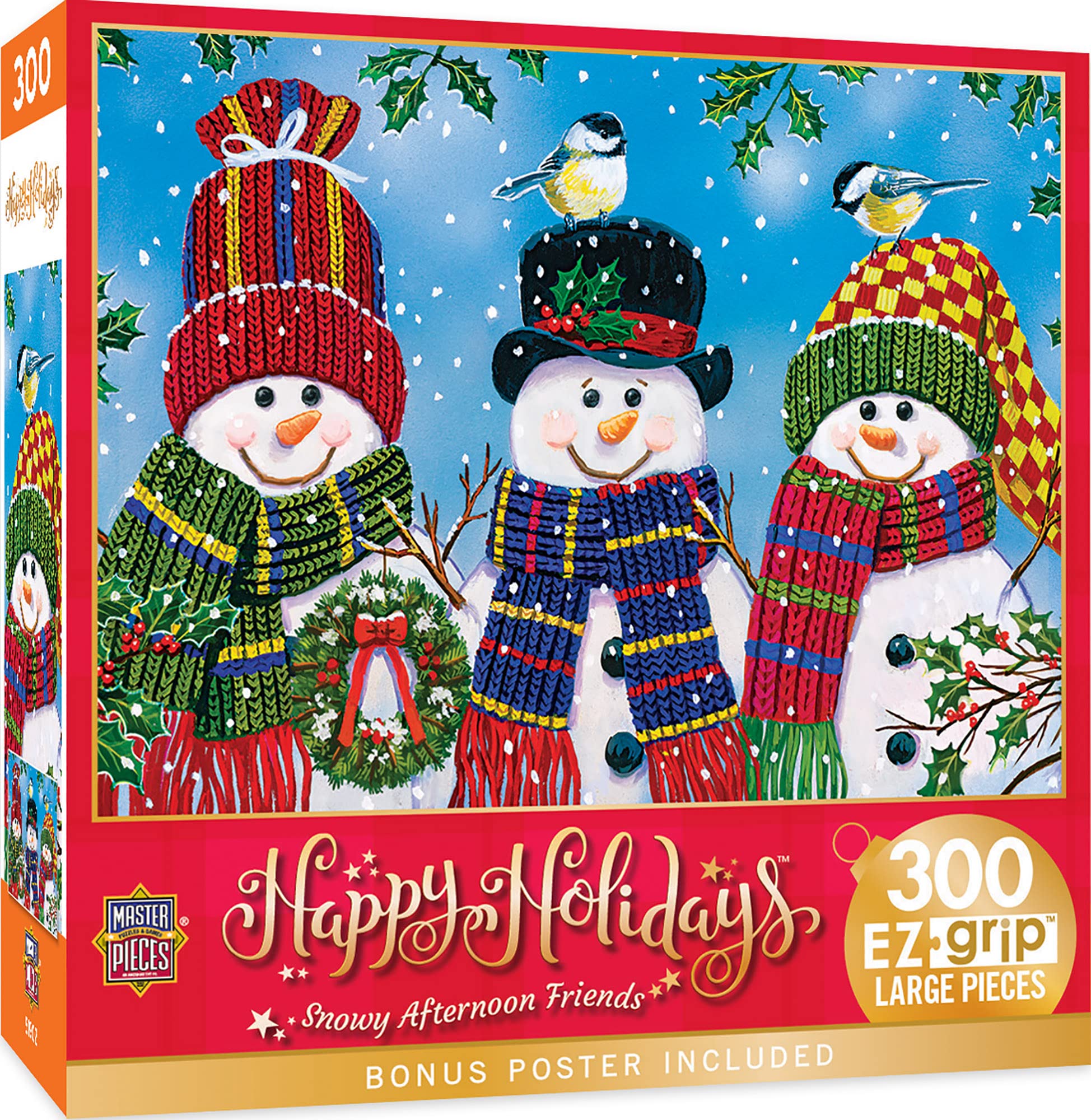 Amazon.com: MasterPieces 300 Piece EZ Grip Christmas Jigsaw Puzzle